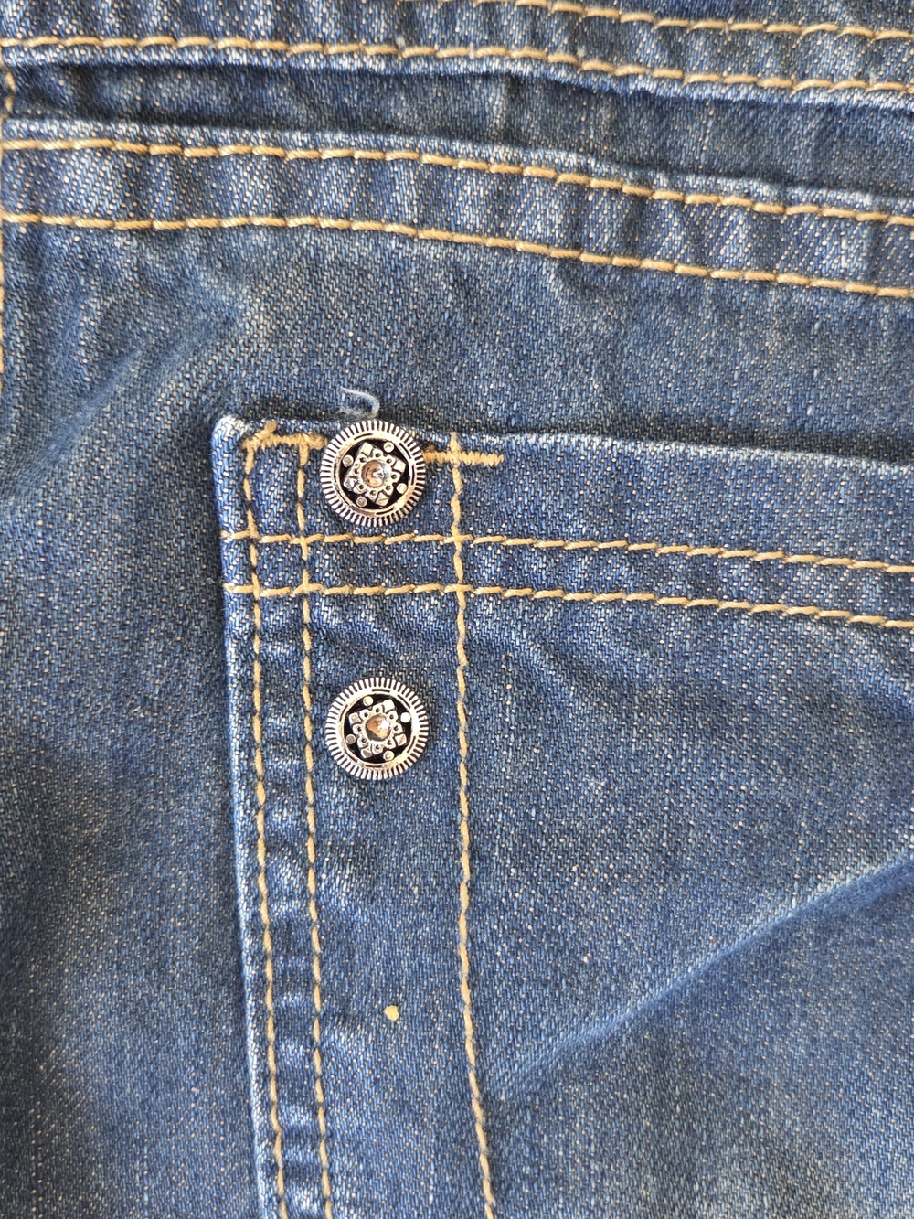 🌟Denim Overall Skirt Dress - Blue - Picture 4 of 8